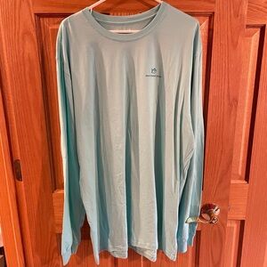 Southern Tide Aqua Long Sleeve Men's Tee